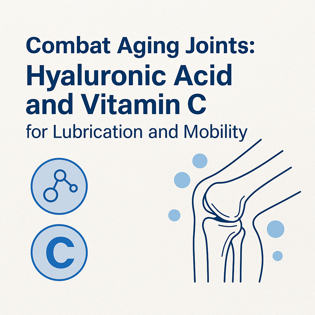 Combat Aging Joints: Hyaluronic Acid and Vitamin C for Lubrication and Mobility