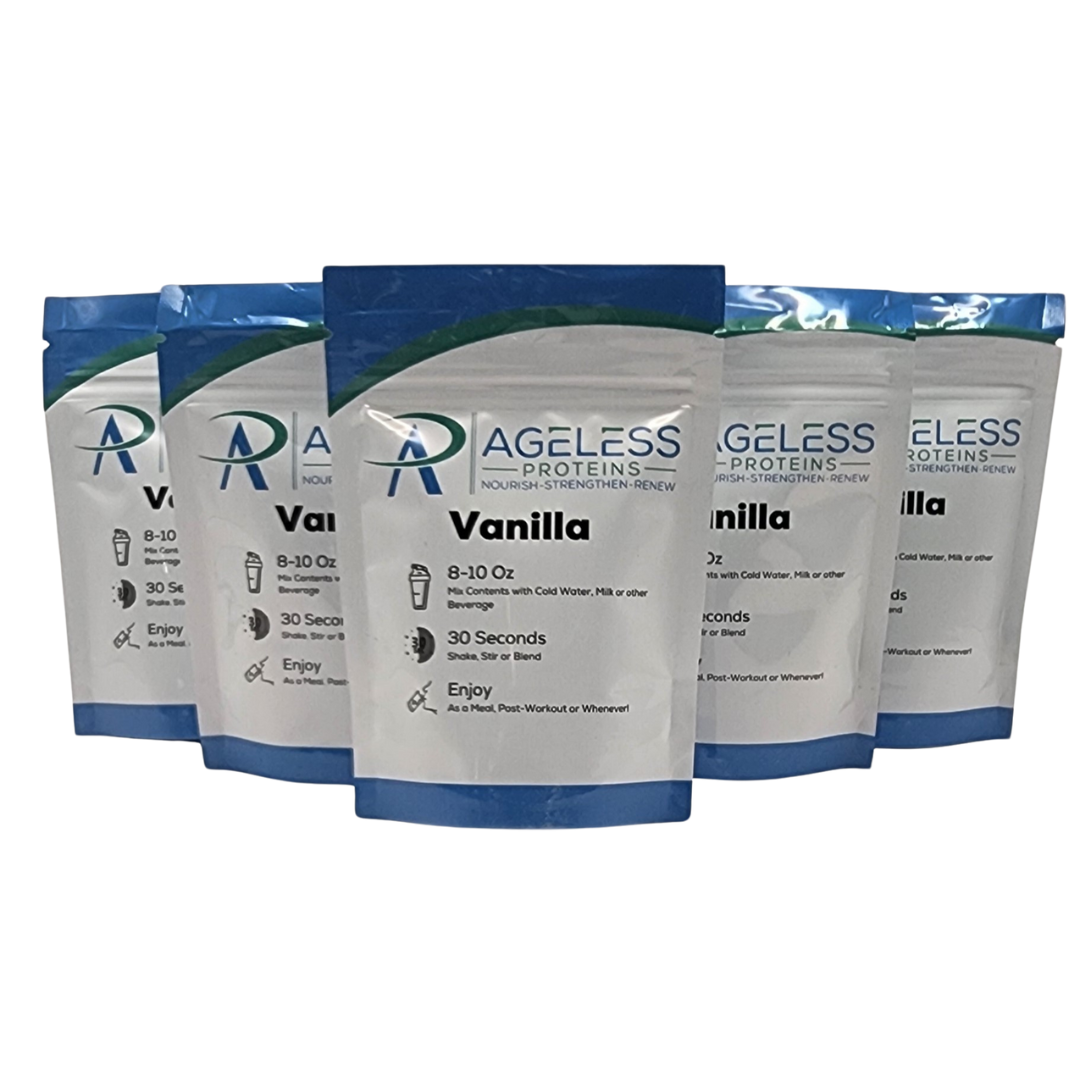 New! Single Serving Packages of Ageless Proteins Available