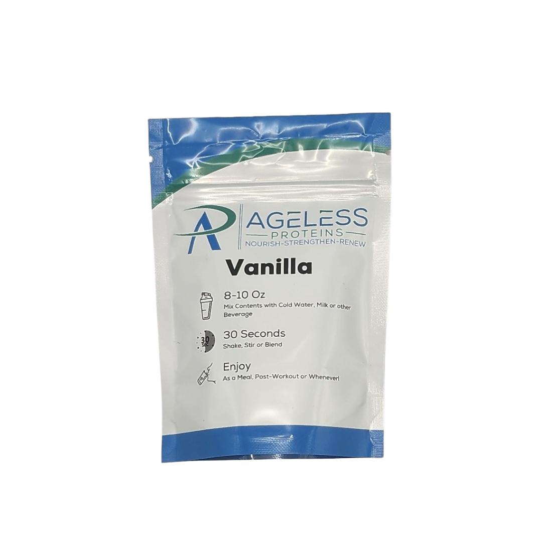 Free!  Ageless Proteins Sample Pack